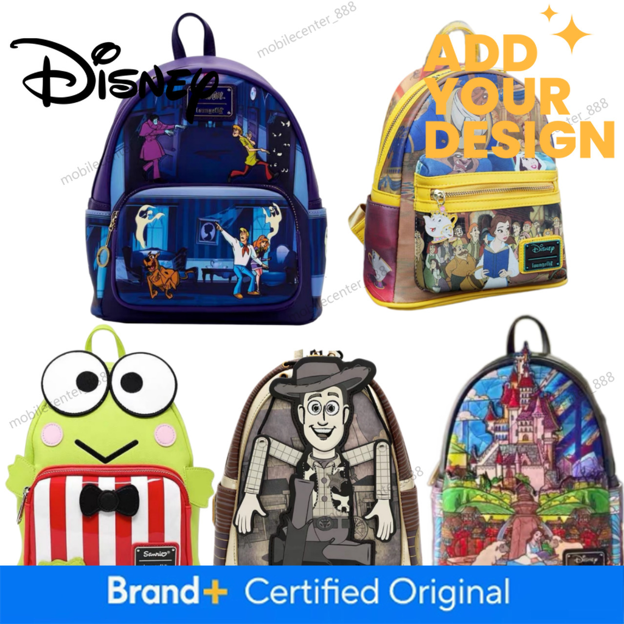 Loungefly Toy Story 4 Woody Mini Backpack Fashion Printed Lightweight Leather Casual Daypack For Daily Travel Outdoor Adult 76