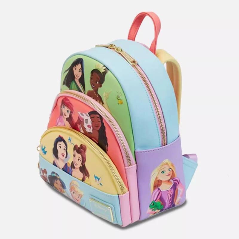 Loungefly Princess Series Manga Style Animated Collage Collection Mini Backpack d8 - view 4