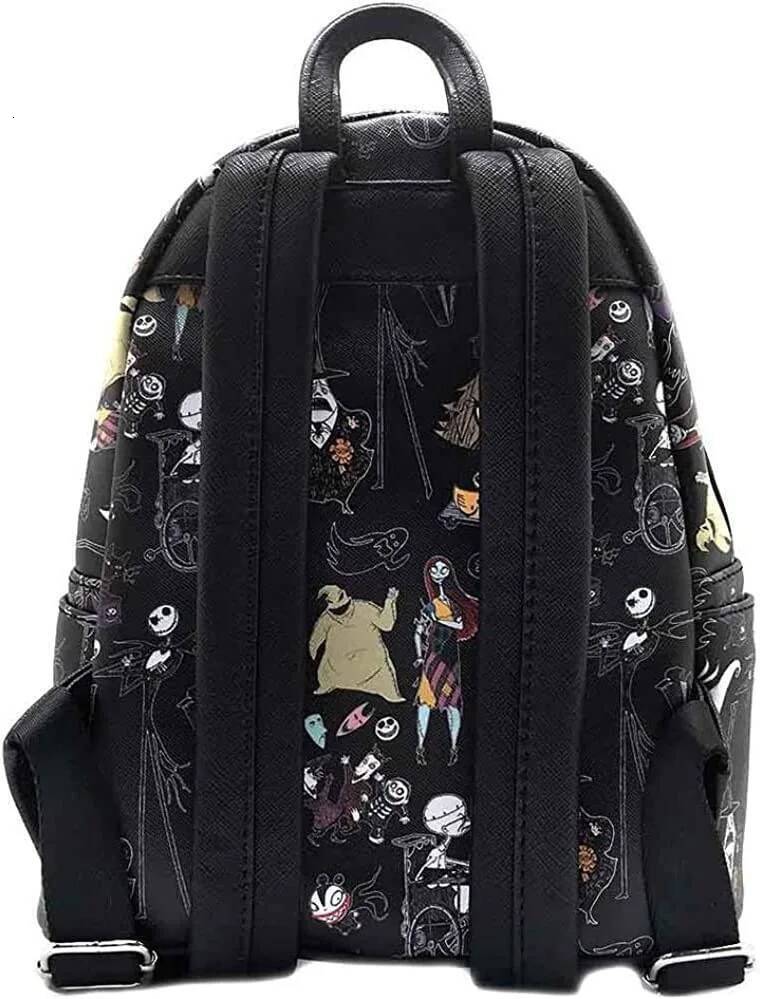The Nightmare Before Mini PU Leather Women Fashion Backpack Christmas Gifts 86