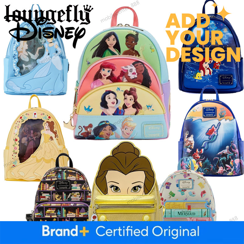 Loungefly Princess Series Manga Style Animated Collage Collection Mini Backpack d8
