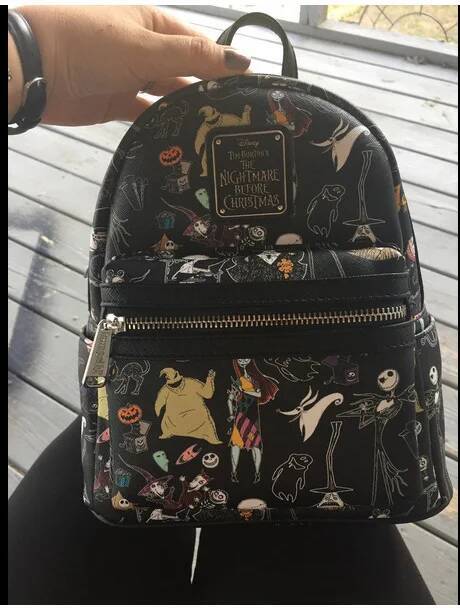 The Nightmare Before Mini PU Leather Women Fashion Backpack Christmas Gifts 86