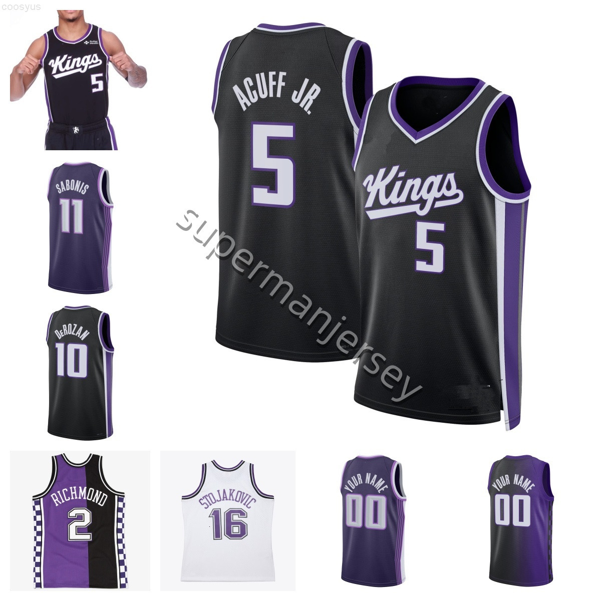 Maglia Da Basket Sacramentos Kings Ritorno Al Passato Jason Williams Richmond P…