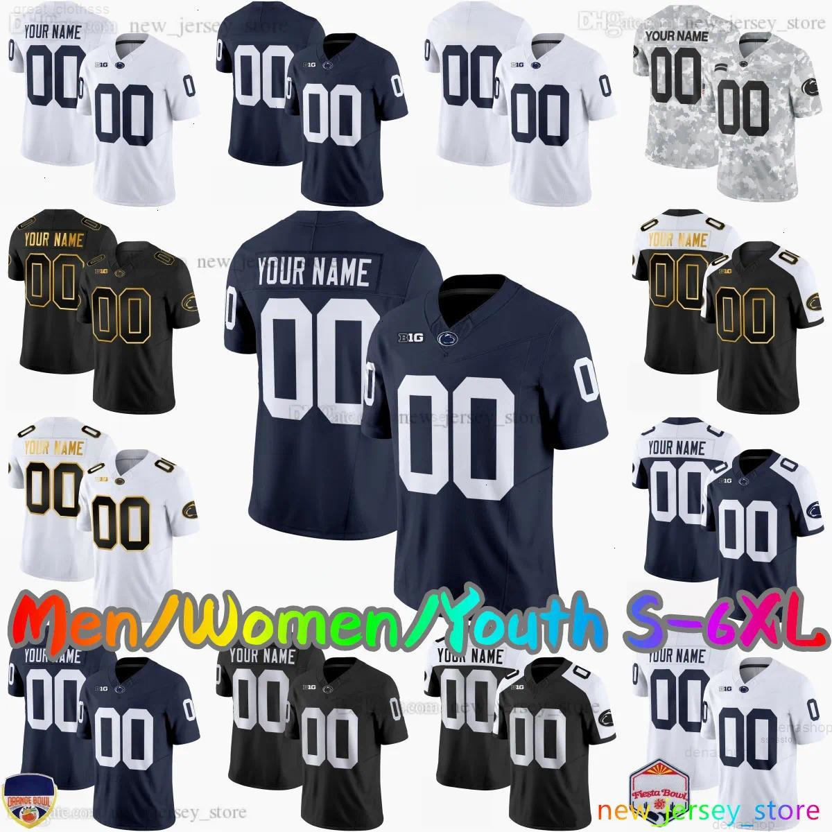 2025 Maglia Da Calcio Personalizzata Penn State Nittany Lions 15 Drew Allar 13 …
