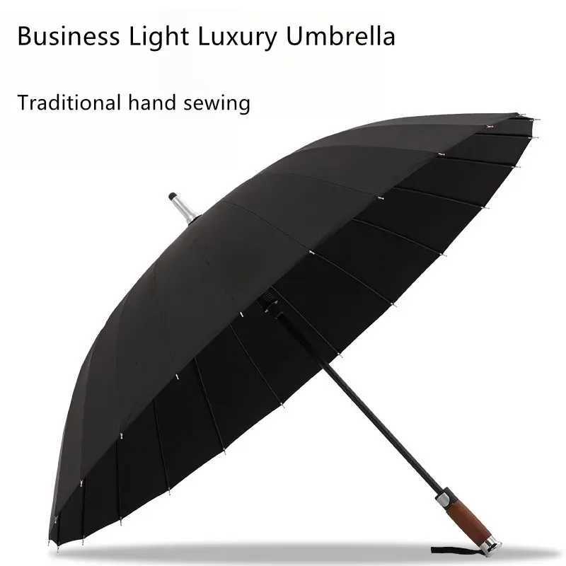 High-end Luxurious 24-rib Long Handle Straight Handle Car Umbrella For Volvo Rolls-Royce Telsa Luxury Car Advertising Umbrella X260815 - view 4