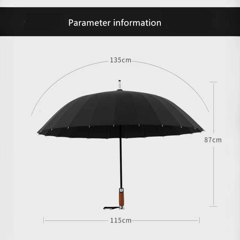 High-end Luxurious 24-rib Long Handle Straight Handle Car Umbrella For Volvo Rolls-Royce Telsa Luxury Car Advertising Umbrella X260815 - view 7