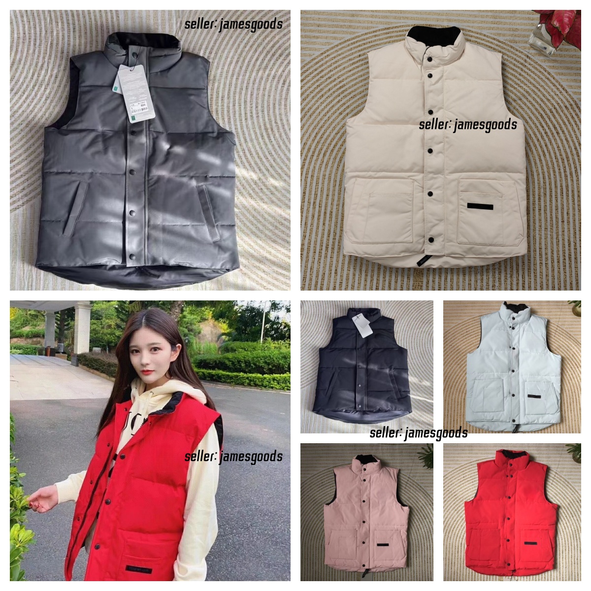 Smanicato Designer Gilet Piumino Gilet Veste Sans Manche Mens Gilet Oca Soffio …