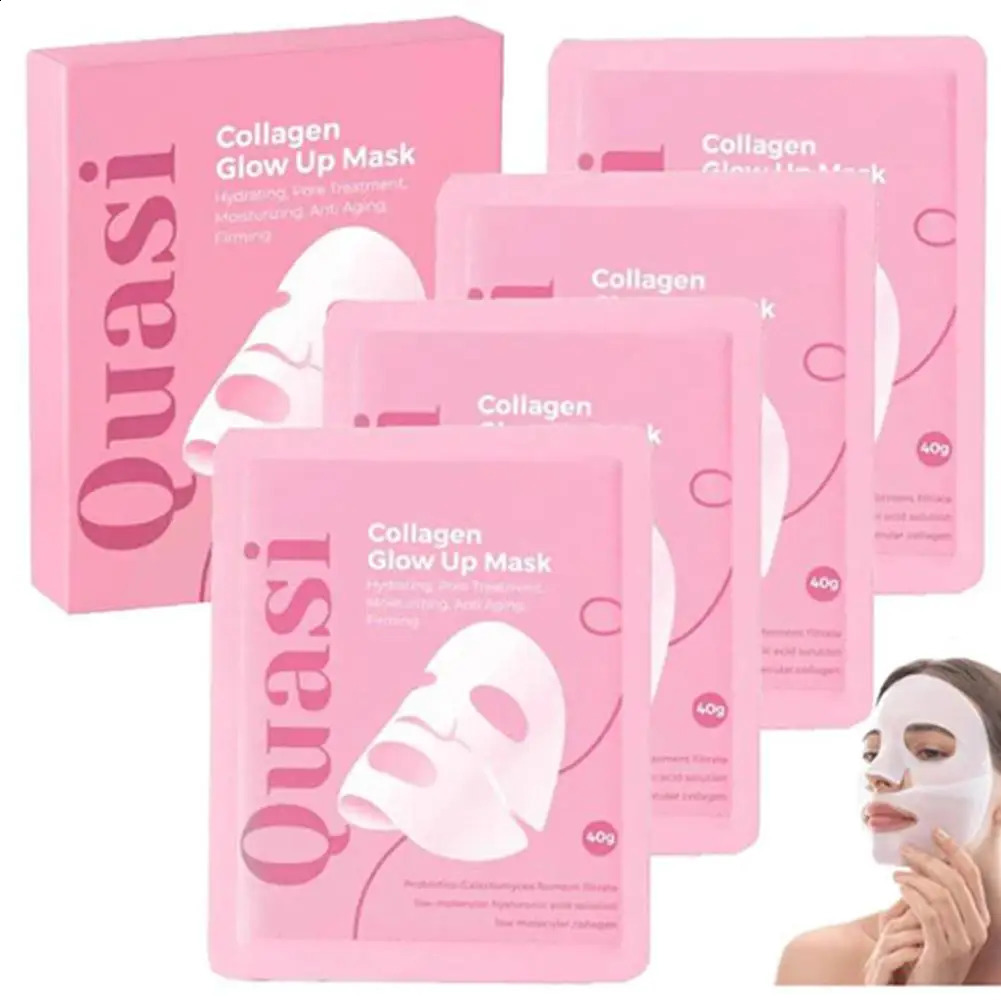4pcs Quasi Bio Collagen Overnight Face Mask 40g izing Hydrogel Mask Korean Skin Care 260817 - view 5