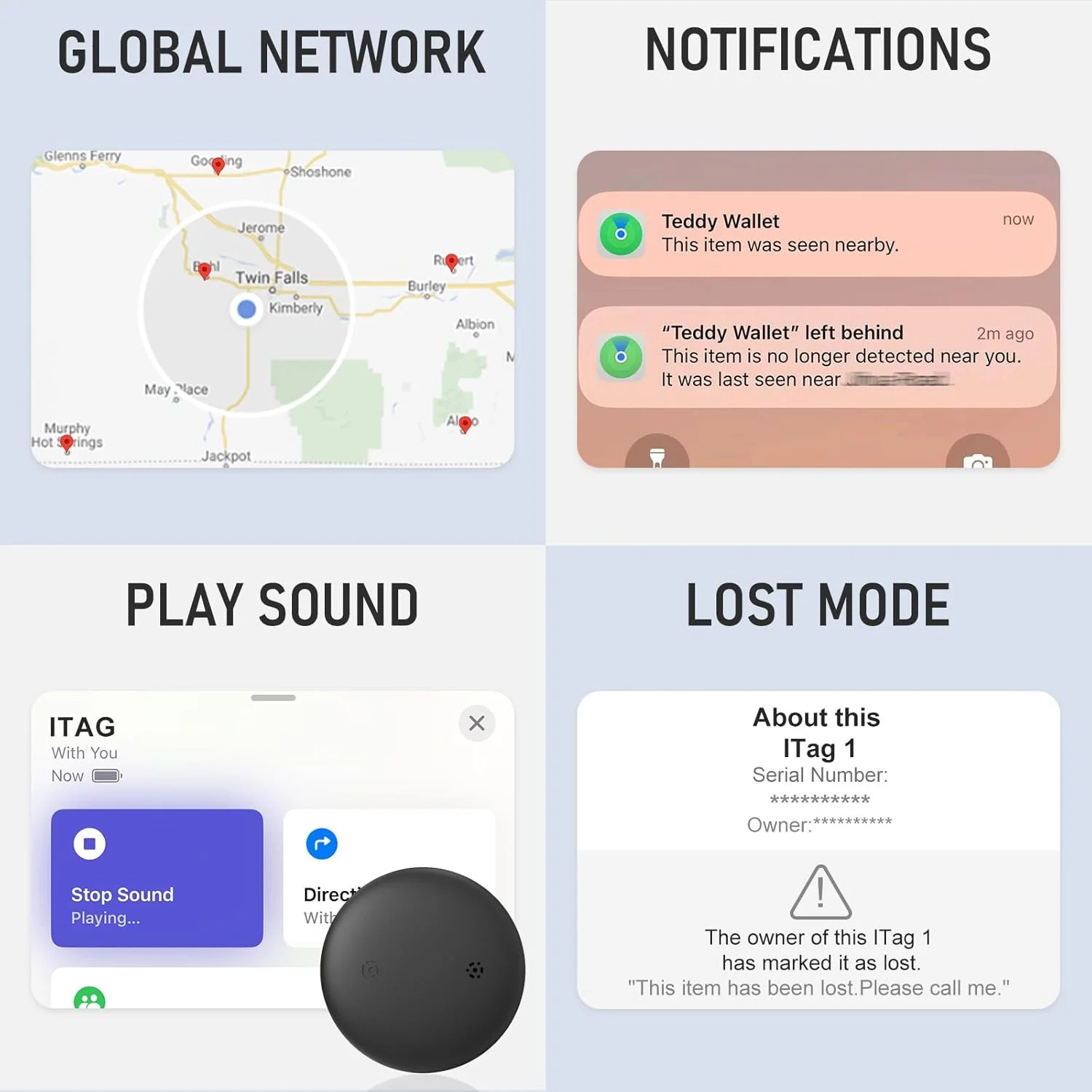 GPS Tag Air Tracker Smart Bluetooth Tracker Keys Finder Item Locator Smart Tag Phone Finder For Iphone Find My only IOS 260817 - view 7