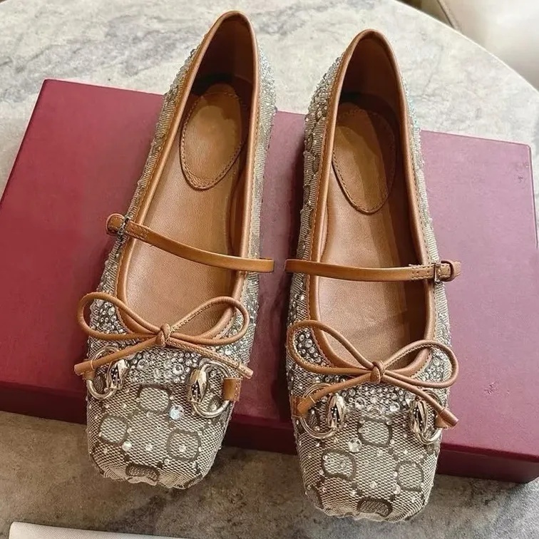 Ballerina Parigi Designer Scarpe Da Ballo Professionali Ballerine In Raso Bowkn…