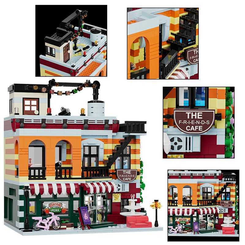 Central Perk Cafe House Modular Buidling Block MOC Friendship Home Gathering Assembly Architecture Sets For Adults Holiday Gifts Z260818 - view 3