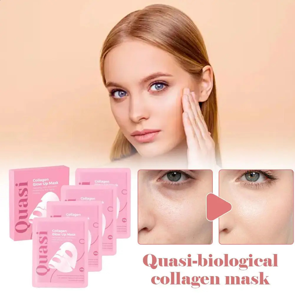 4pcs Quasi Bio Collagen Overnight Face Mask 40g izing Hydrogel Mask Korean Skin Care 260817 - view 3
