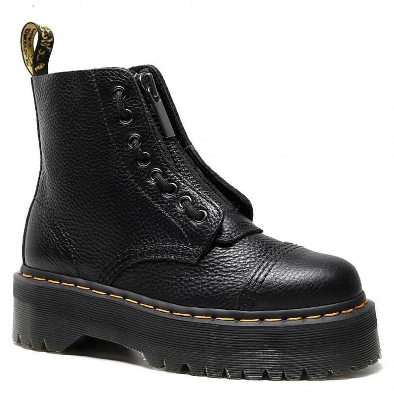 Scarpa Designer Sinclair In Pelle Con Zip Frontale Cucita Sia Per Uomo Che Per …