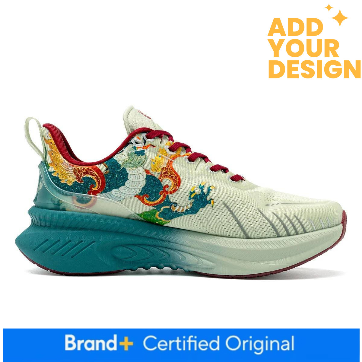 ONEMIX Original Man Sneakers Loong Women's Sports Trainers Luxury Comfortable Traditional Chinese Style Running Shoes - view 4