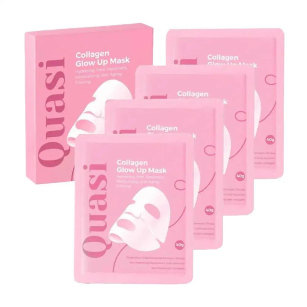 4pcs Quasi Bio Collagen Overnight Face Mask 40g izing Hydrogel Mask Korean Skin Care 260817 - view 7