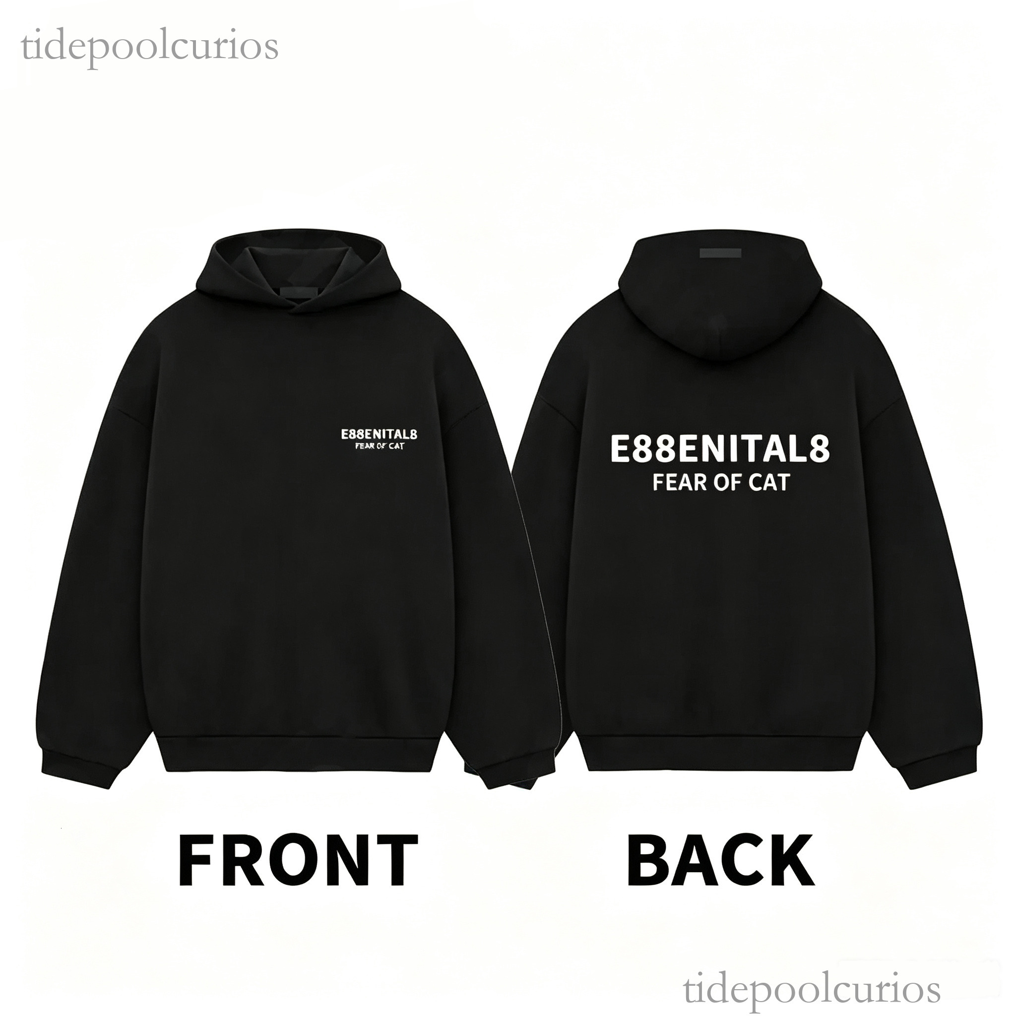 Designer Elementi Essenziali Con Cappuccio Tuta Da Uomo Felpa Con Cappuccio Ves…