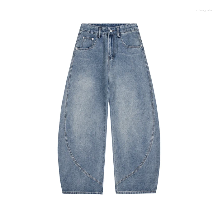 Men' s Jeans 2026 Autumn Men Curved Seam Baggy Vintage W - view 8