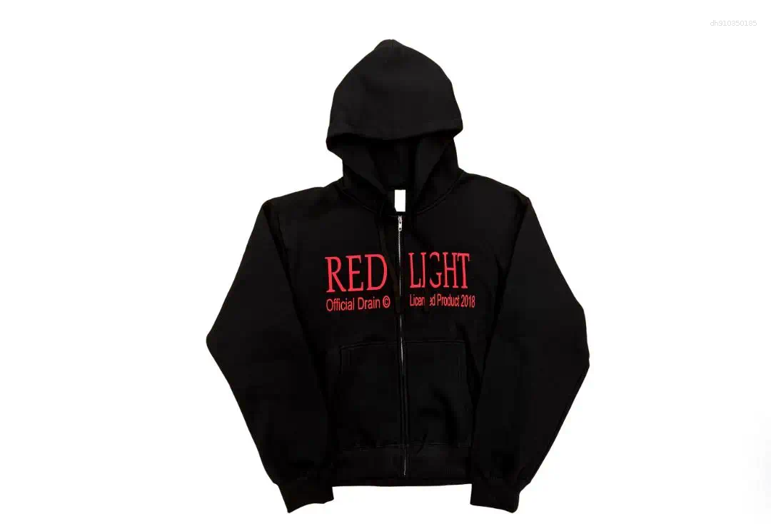 Men's Hoodies 2026 Drain Gang SadBoys Bladee Red Light Zip Up Hoodie X260821 - view 3