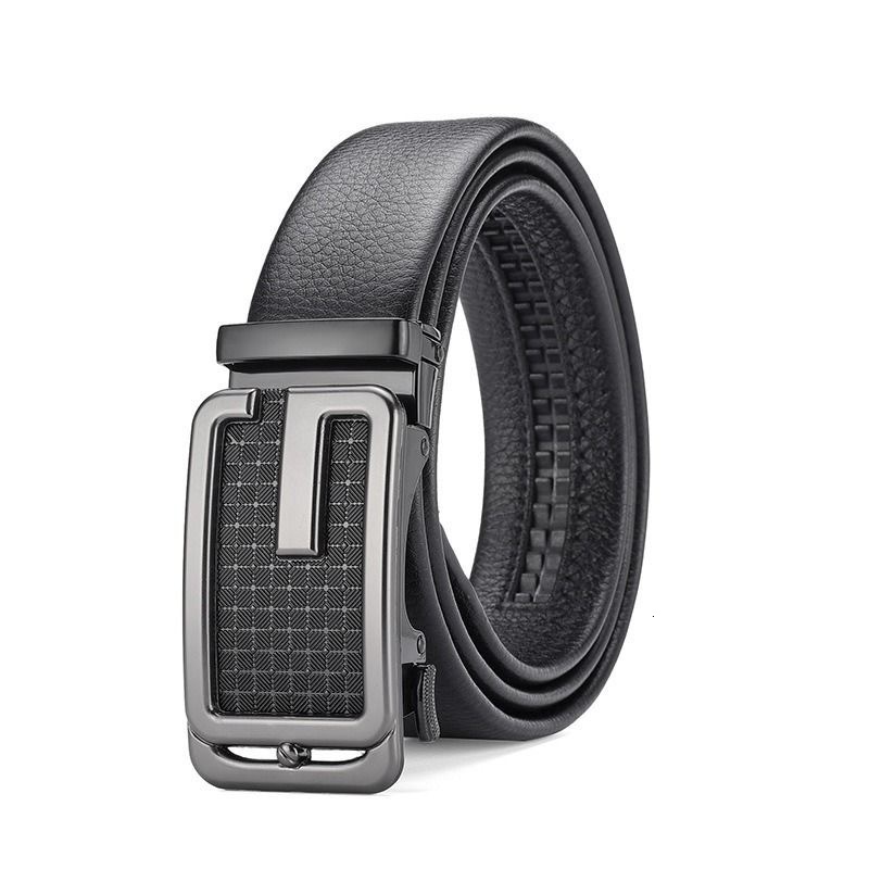 Alloy G Letter Men's Slot Belt Head Wide Waistband Business Casual Automatic Buckle Factory Luxury Brand Designer Belt - view 3