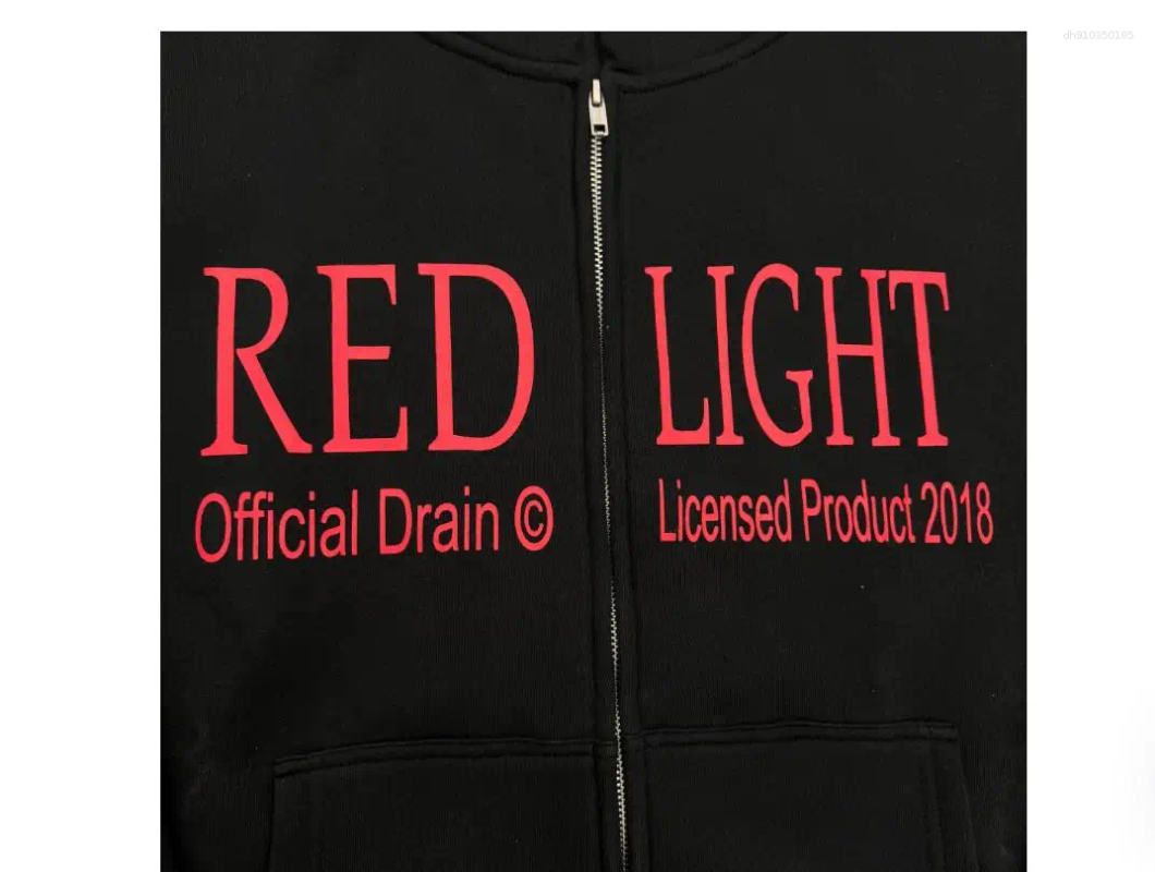 Men's Hoodies 2026 Drain Gang SadBoys Bladee Red Light Zip Up Hoodie X260821 - view 5