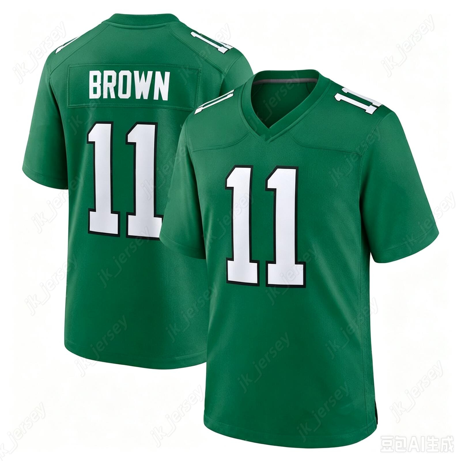 Makai Lemon Saquon Barkle Cooper DeJean AJ Brown DeVonta Hurts Jihaad Campbell Eli Stowers Brian Dawkins Nolan Smith Jr Jalen Carter Football - view 7