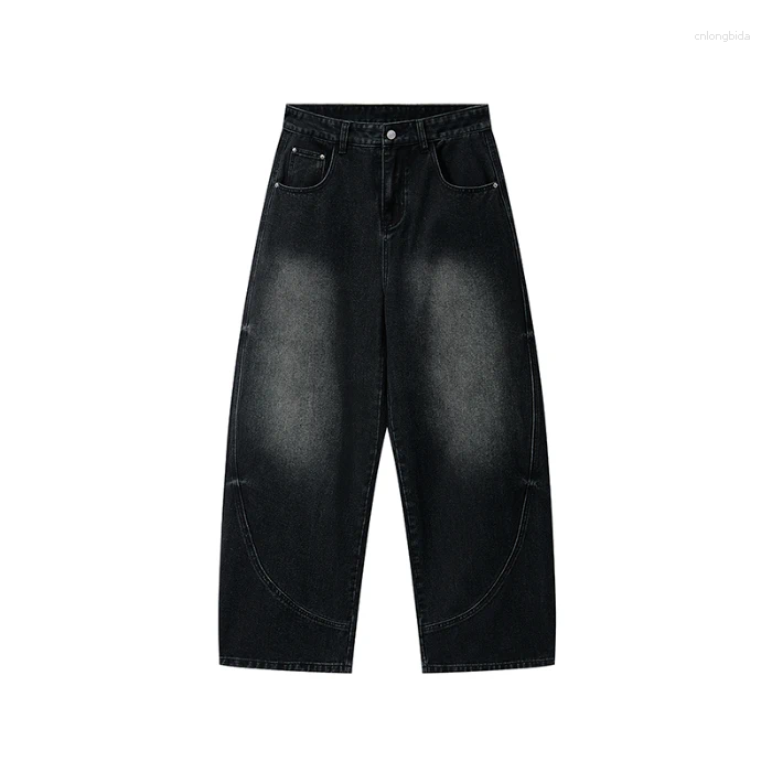 Men' s Jeans 2026 Autumn Men Curved Seam Baggy Vintage W - view 7