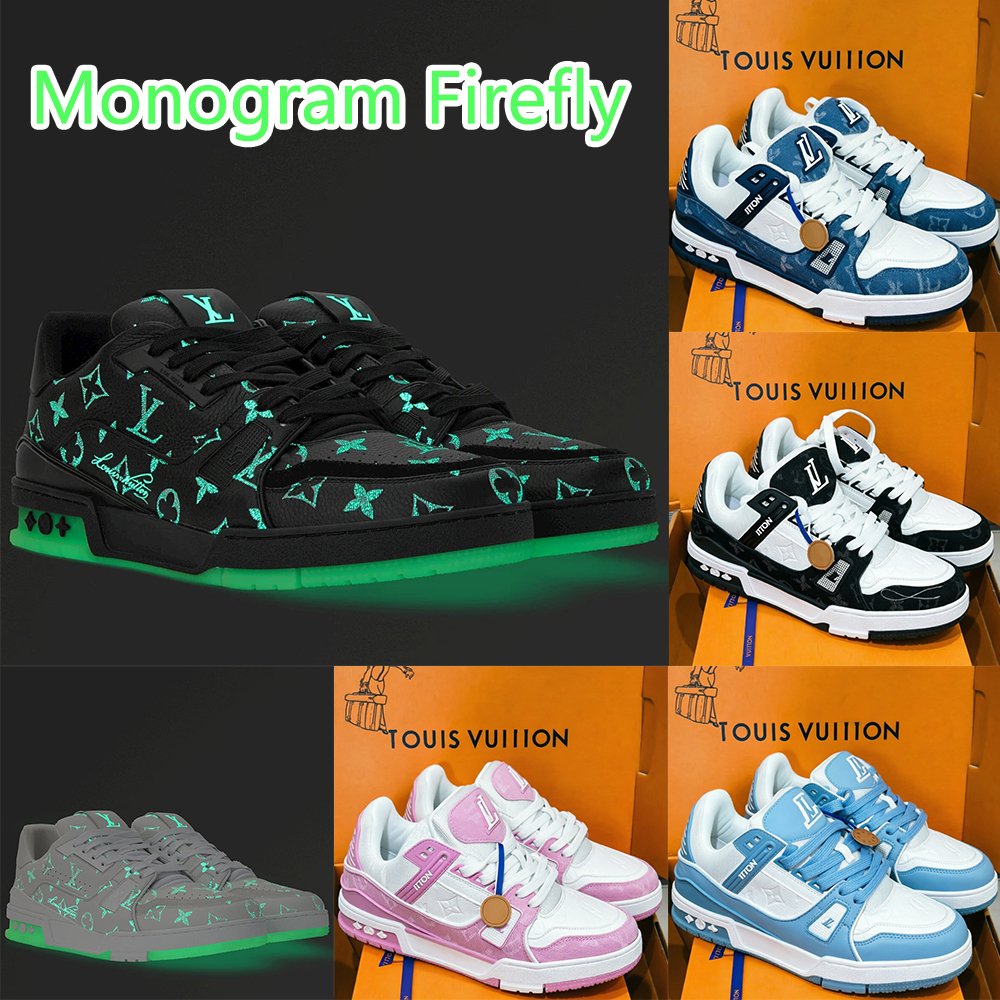 Scarpe Firmate Scarpe Monogram Firefly Scarpe Basse Luminose Lvskate Stampa Mon…