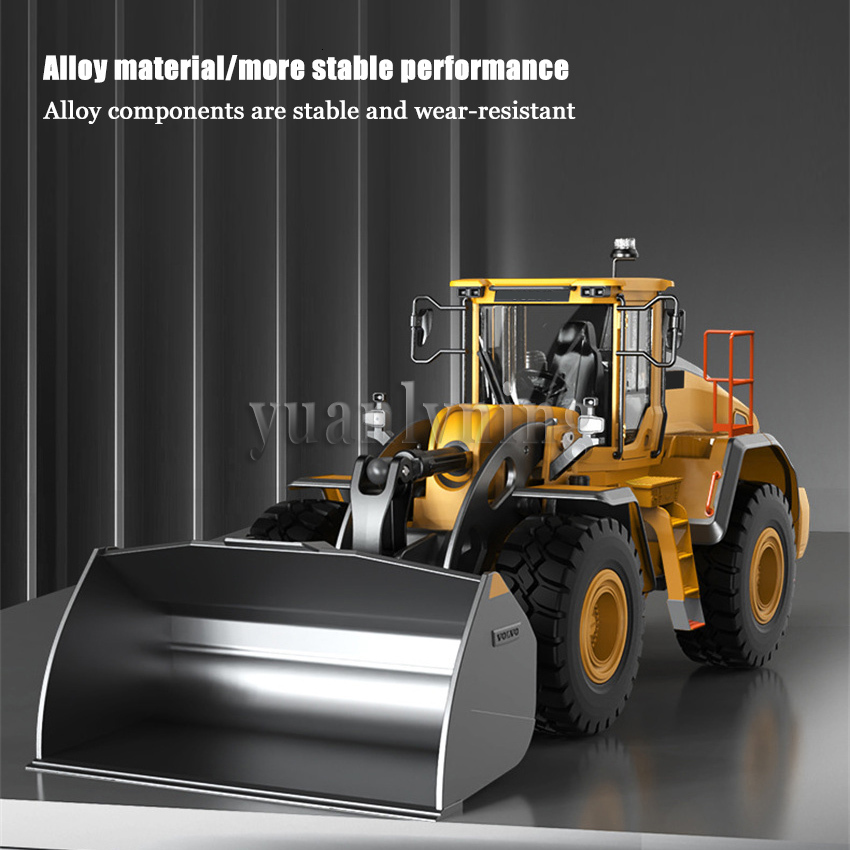 1/16 Electric Remote Control Loader Full Metal RC Excavator Alloy Engineering Model Car Toy for Children Gifts 26Y0819 - view 4