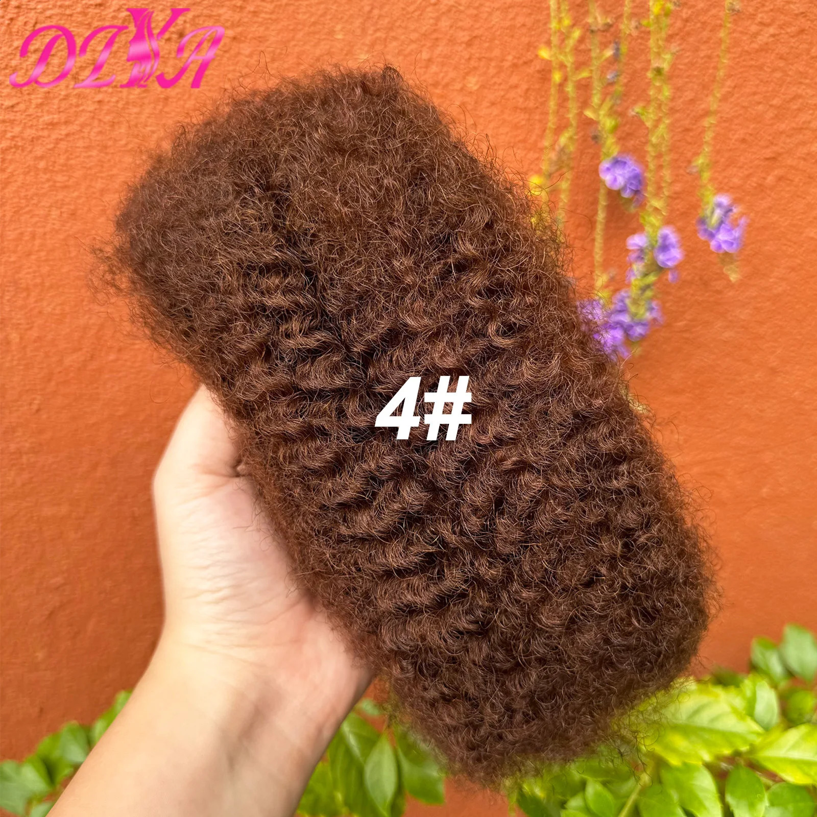 10-18inch Afro Kinky Bulk Human Hair Colored for Braiding Twist Peruvian QVR Remy Hair Dreadlock African Braids Hair 260819