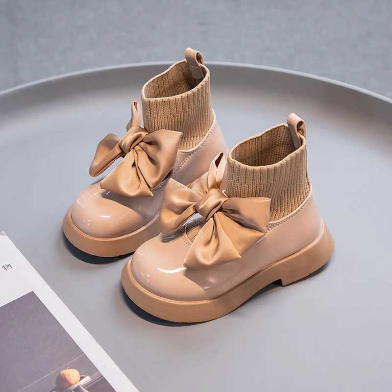 Para Botas Nia Girl Boot New Kid Shoe Bow Princess Boots Beauty Gril Shoe Versatile Women Boot S261009 - view 7