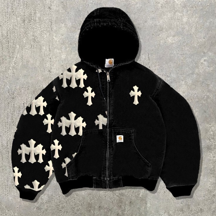 Luxury Brand Designer Clothes European And American Spring Trend New Clothing 3D Sweatshirt Casual Hoodie Digital Print Cardigan Men's FleeceLine - view 3