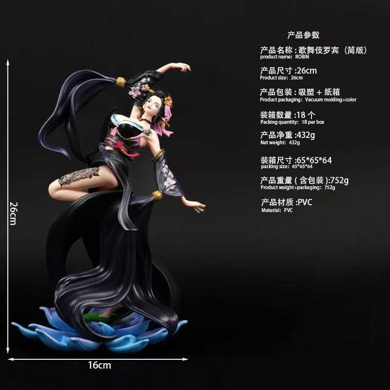 One Piece Robin Singer Figure PVC Anime Model Ornament 2D Statue Collectible Gift C260819 - view 3