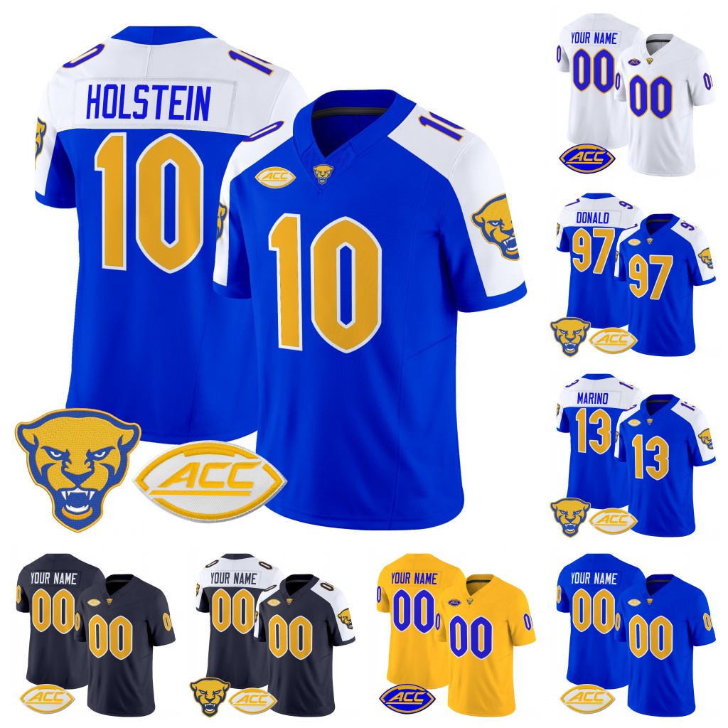 Personalizzato 10 Eli Holstein Pittsburgh Panther Maglie Da Calcio Kenny Picket…