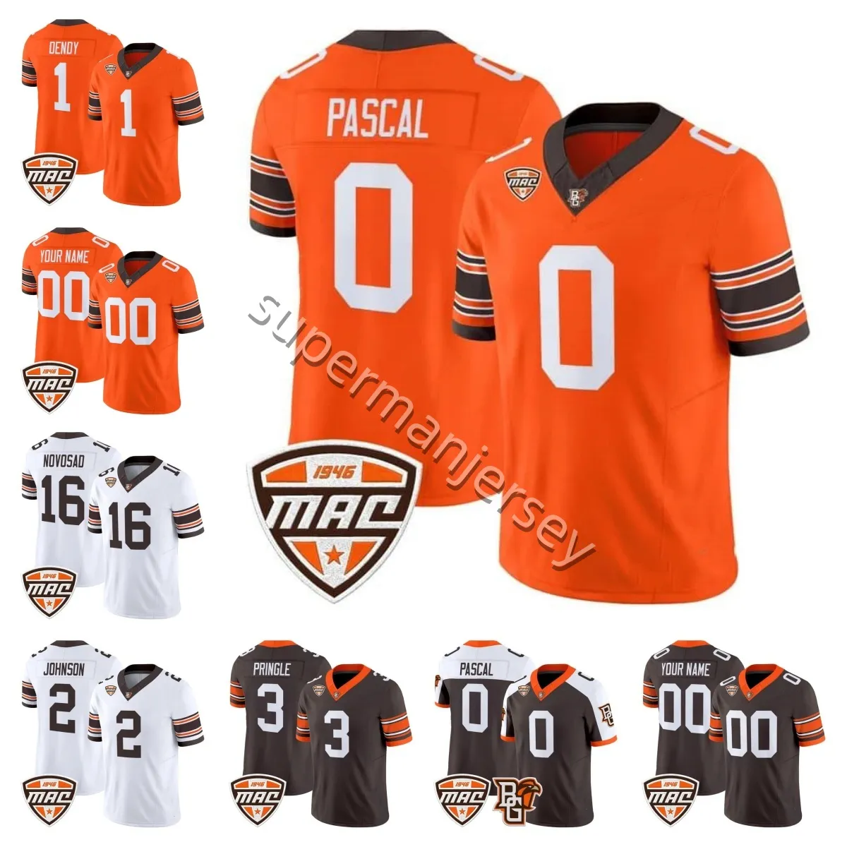 2026-27 Maglia Da Calcio Bowling Green State Falcons Austin Novosad Austyn Dend…