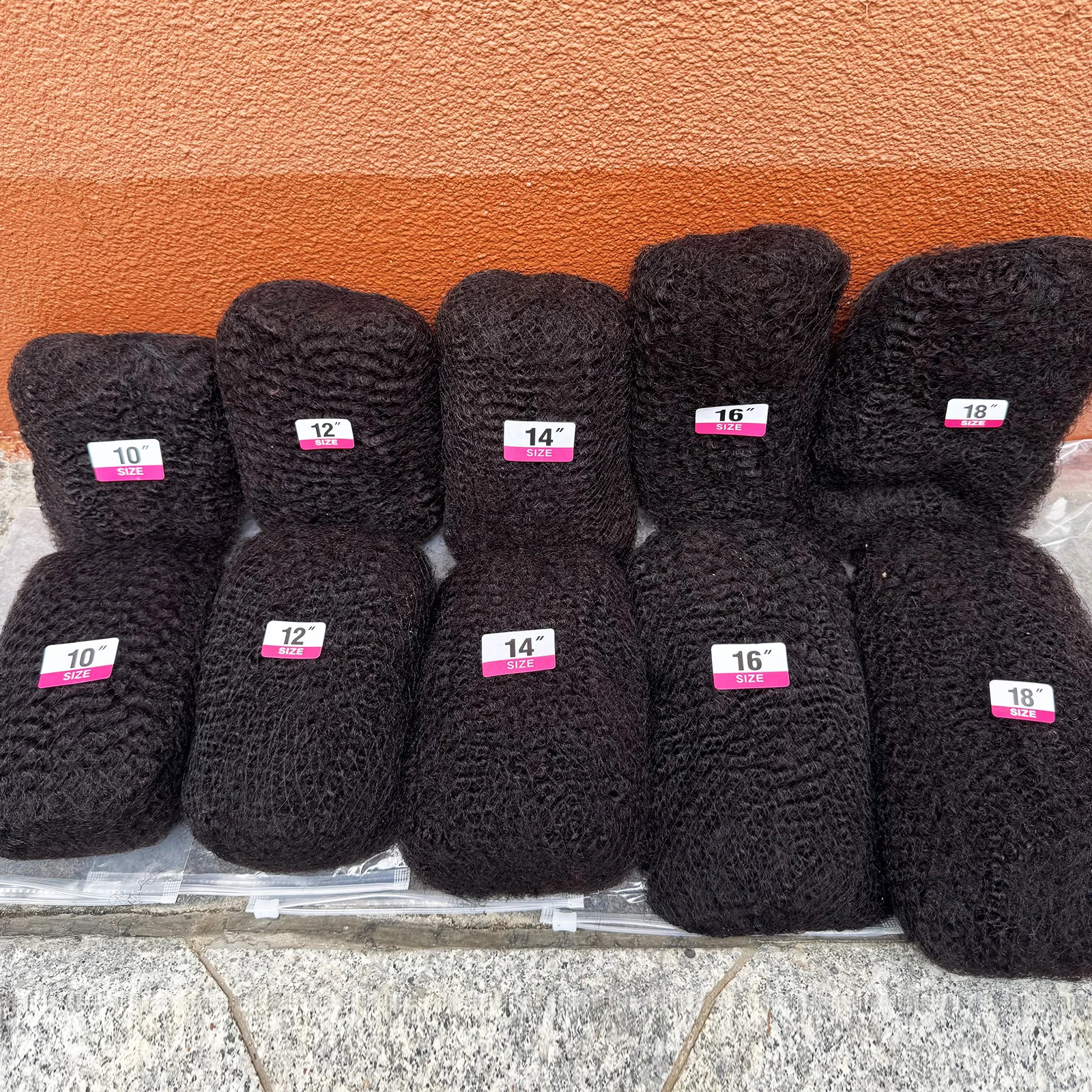 10-18inch Afro Kinky Bulk Human Hair Colored for Braiding Twist Peruvian QVR Remy Hair Dreadlock African Braids Hair 260819 - view 6