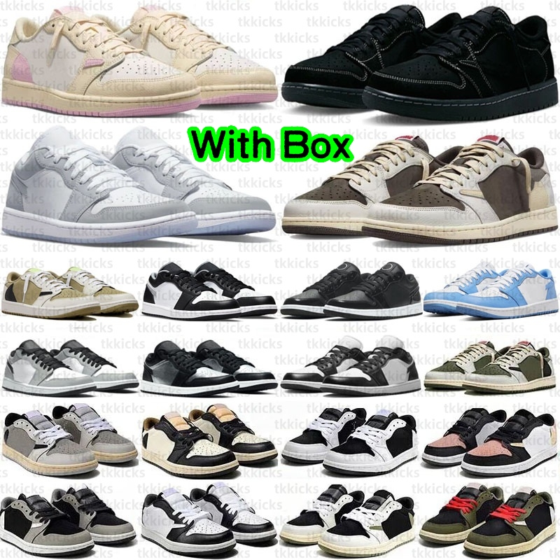 Con Box Designer 1S Scarpe Da Basket Basse 1 Sky Pink Nero Bianco Shadow 2.0 Un…