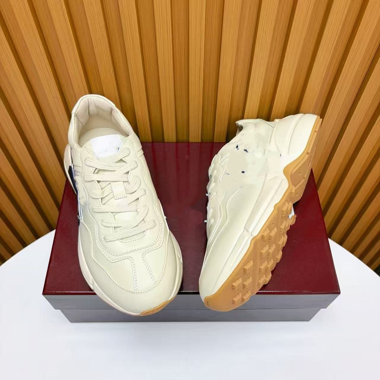 Sneakers Robuste Stringate Basse, Scarpe Sportive Casual
