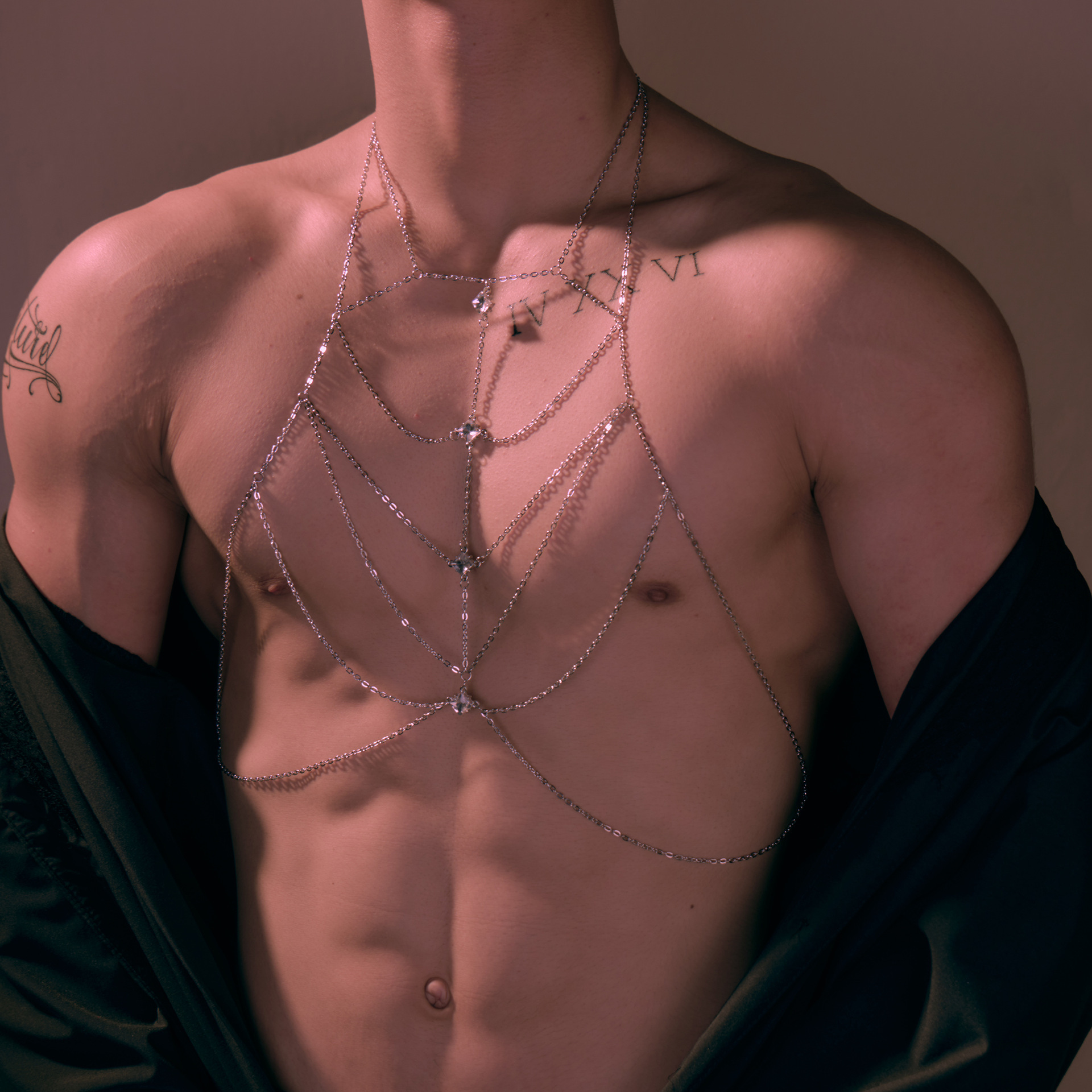 Men' s chain large size sexy and luxurious with diamo - view 3