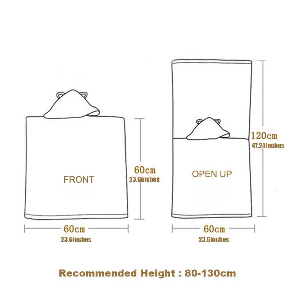 1Towel Boys Bath Hooded Cape Girls Beach Towel Children's Surfing Cape Robe Absorbent Quick Dry Towel Perfect for Beach Pool Bath L260820 - view 7
