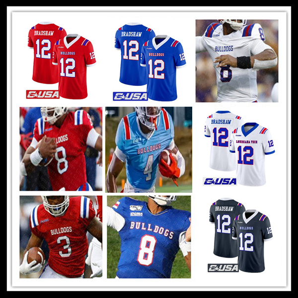 Blake Baker Louisiana Tech Maglia Da Calcio Trey Kukuk Eli Finley Jalen Mickens…