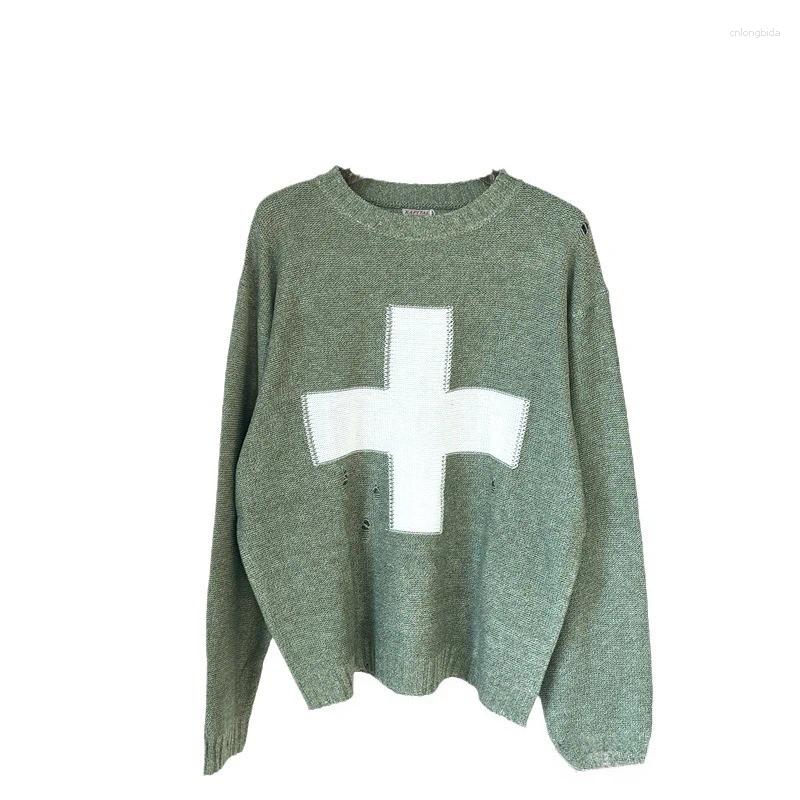 Men' s Sweaters Kapital Sweater Cross Bone Frame Distres - view 7
