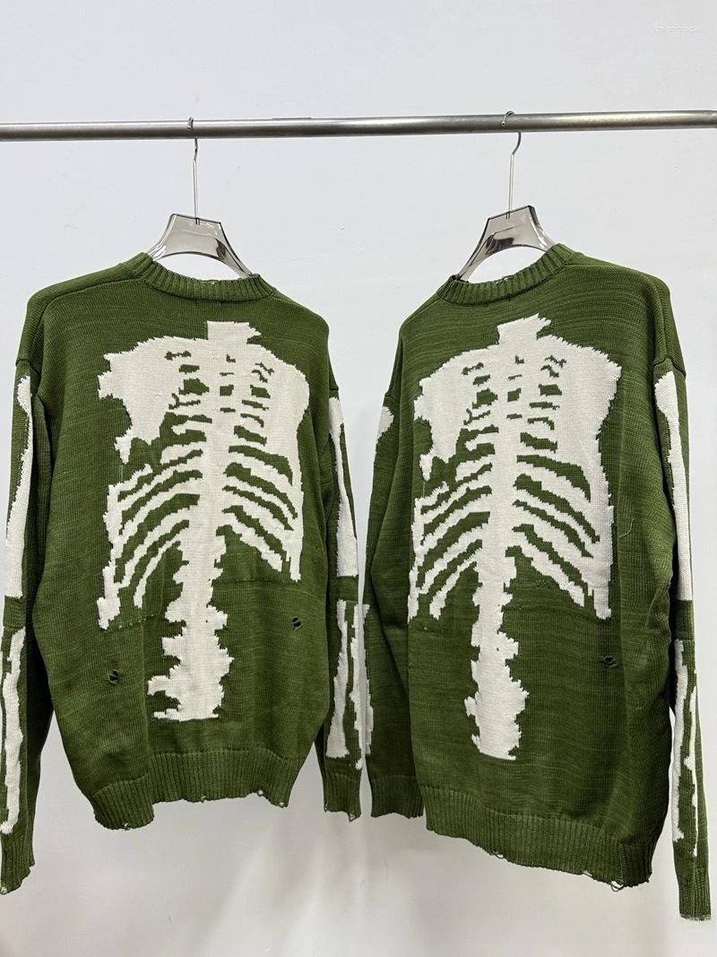 Men' s Sweaters Kapital Sweater Cross Bone Frame Distres - view 8