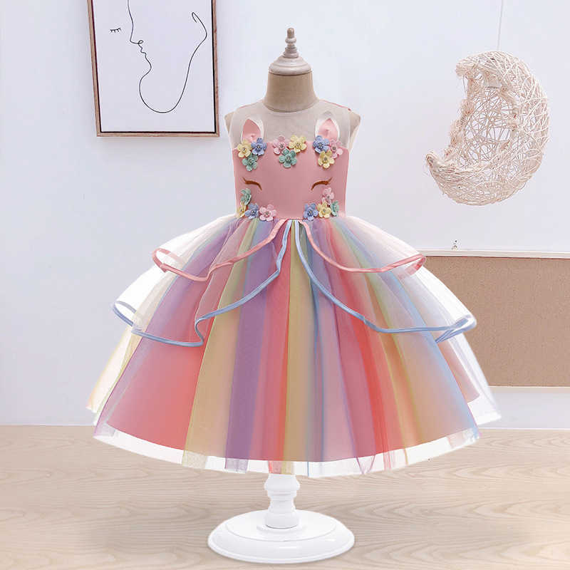 Pokemon Unicorn short skirt tutu skirt children's dress girls' princess dress children's clothing L2608214E5V - view 3