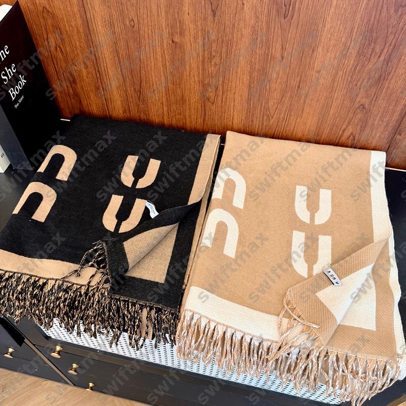 Sciarpe Designer Donna Echarpe Autunno Inverno Caldo Foulard Luxe Femme Sciarpe Colorate Moda Lettere Classiche Scialle Pashmina-image