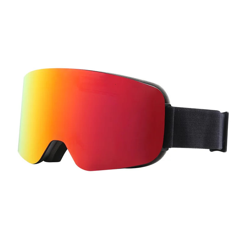 Big Ski Snowboard Goggles Women Men Skiing Eyewear Mask UV 400 Snow Protection Over Glasses Adult Double Anti-Fog Cylindrical 260821