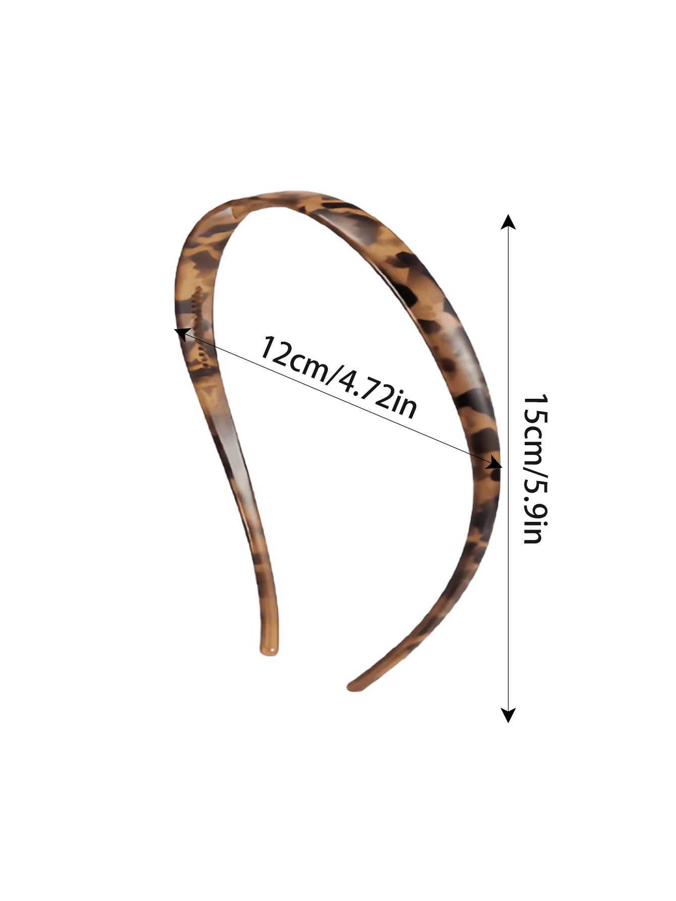 3pcs1pc Black Brown Gray Tortoiseshell Minimalist NonSlip Serrated Lightweight Plastic Headbands Fashion Versatile HighEnd Elegant Simple Style Hai H2
