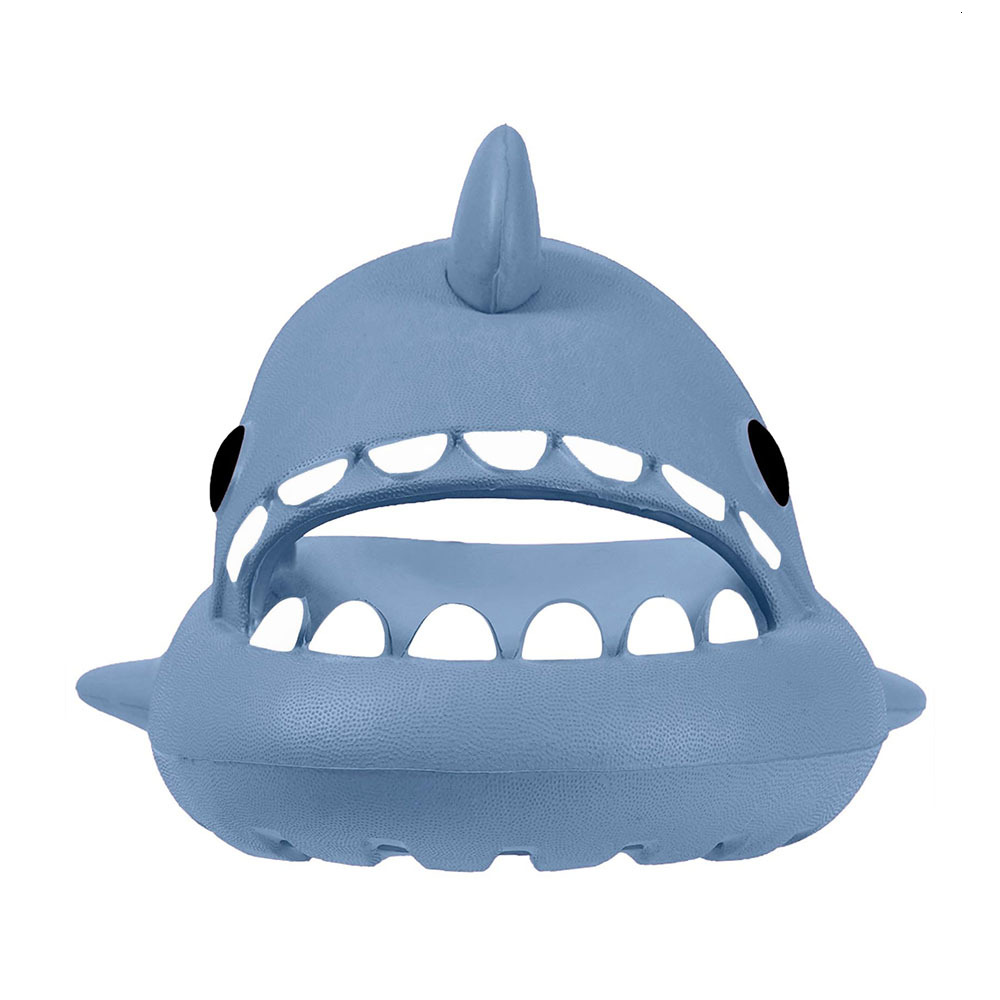 SmilePoP Fashion Men Shark Slides Cute Women Cloud Slippers Summer Outdoor Anti-Slip Pool Shower Shoes Soft Unisex Beach Sandals - view 3