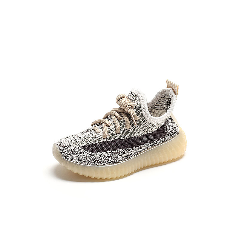 Free shipping luxury Children's sports shoes fly woven breathable mesh shoes casual shoes with soft soles - view 8