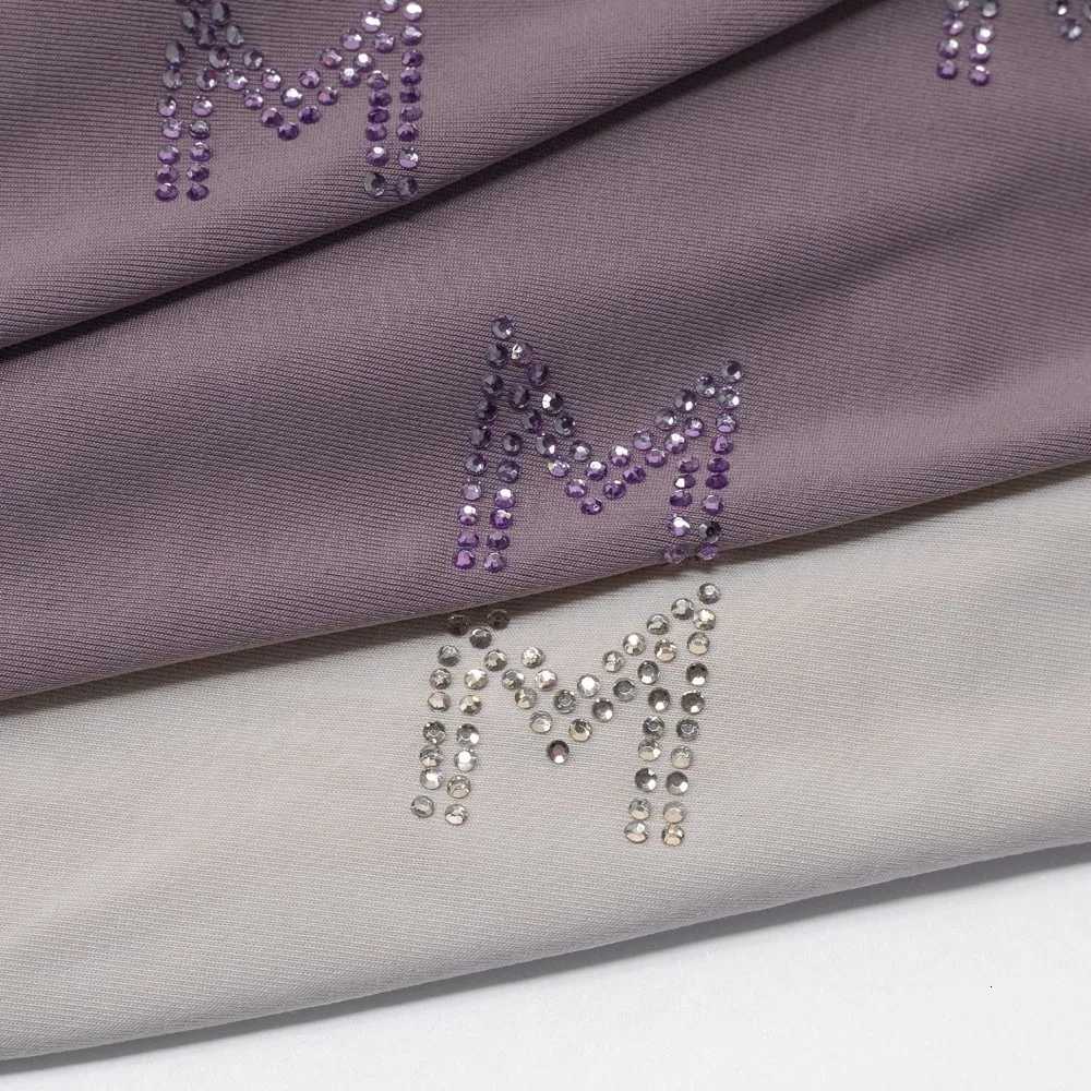 Scarf Premium Liquid Jersey Hijabs M Hot Diamond Soft Shawl Head Wrap for Women Muslim Fashion Hijiab for Women Turban Ramadan L260824 - view 5