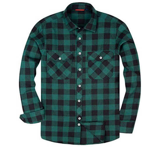 Men's Flannel Brushed Warm Shirt Style Casual Shirt T260824 - view 3