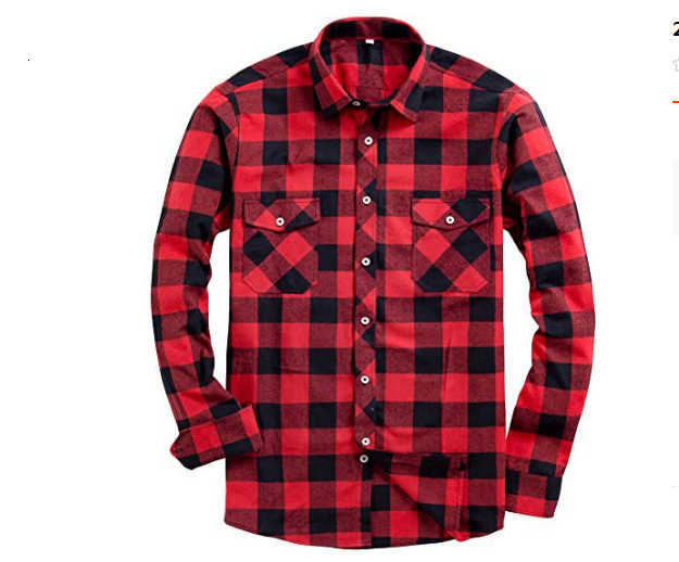 Men's Flannel Brushed Warm Shirt Style Casual Shirt T260824 - view 8